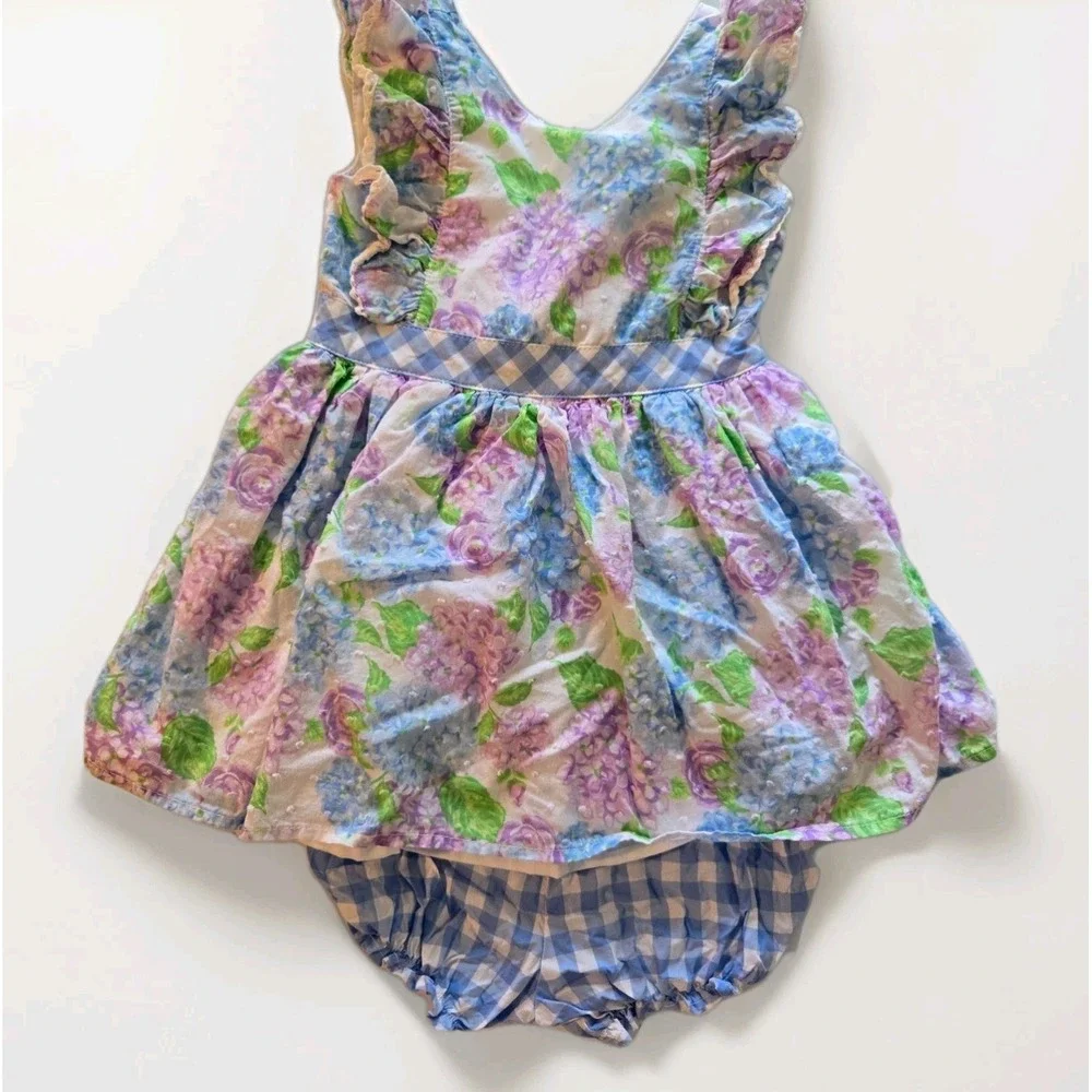 Tommy Bahama Hydrangea Dress with Bloomers for‎ 18 months Floral Print